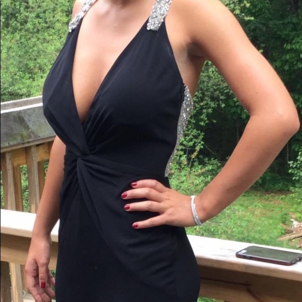Black formal gown